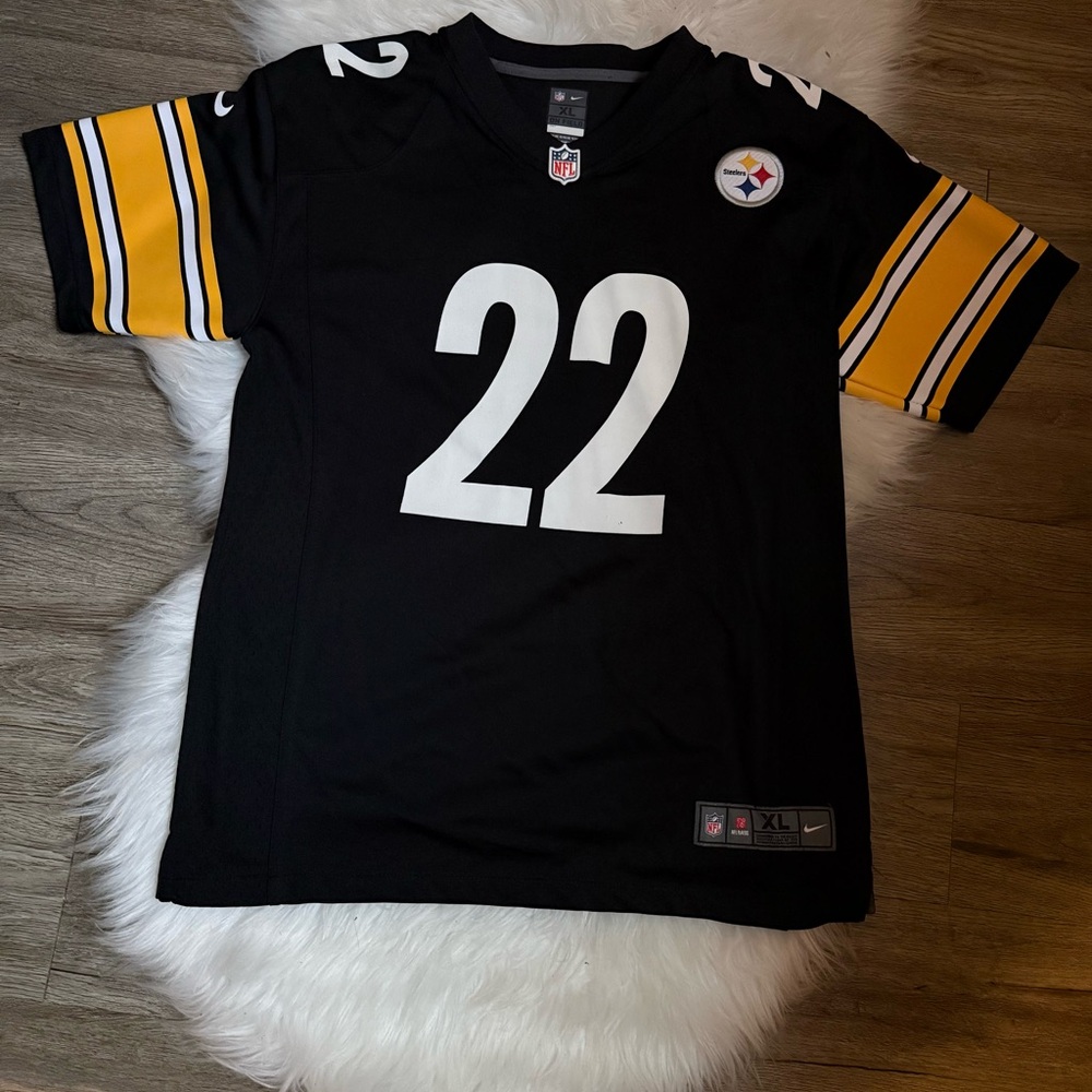 NFL Kids Black and Gold #22 Steelers Jersey